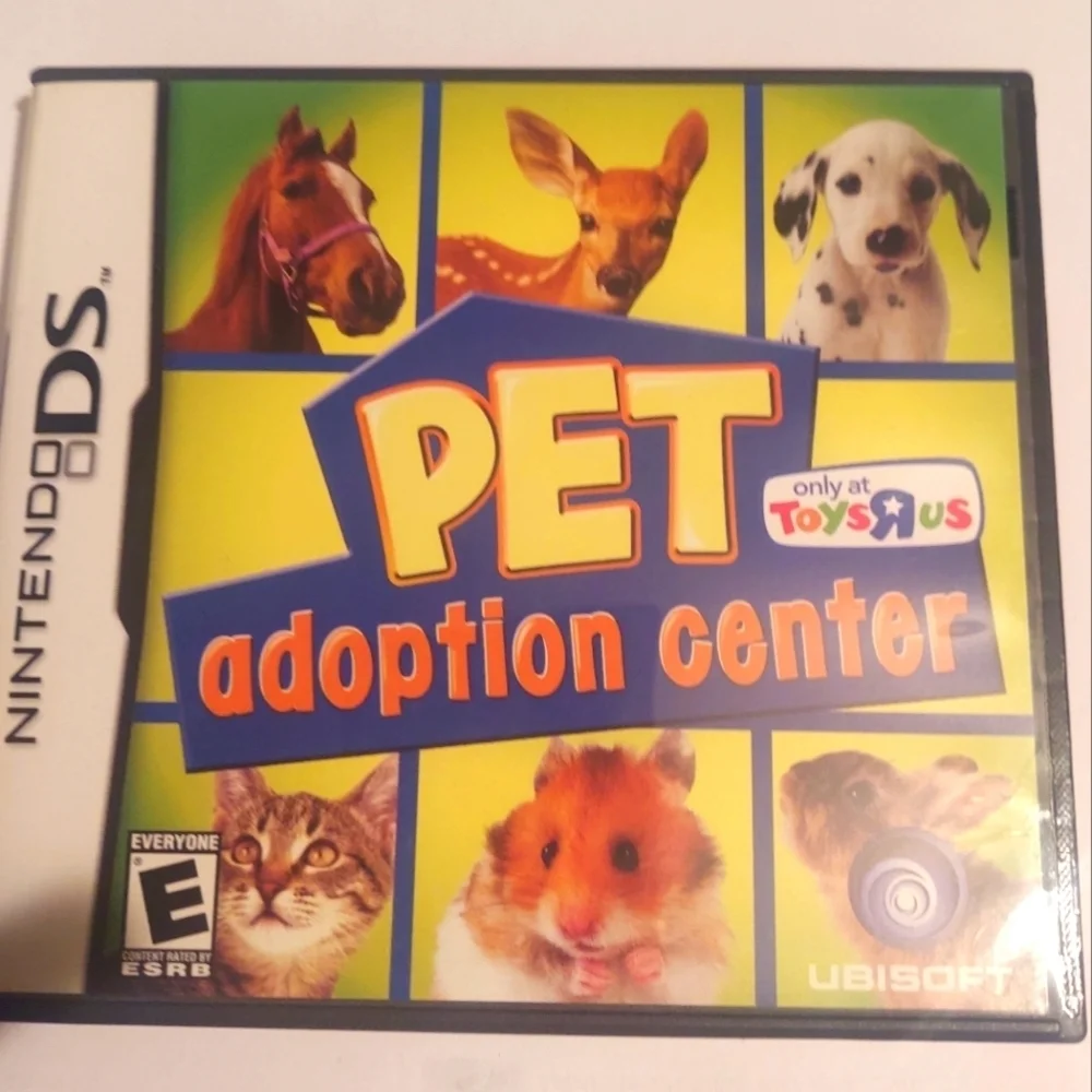 Nintendo DS Pet Adoption Center with Case &  book